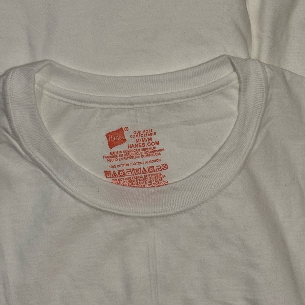 Hanes Men's White T-Shirt